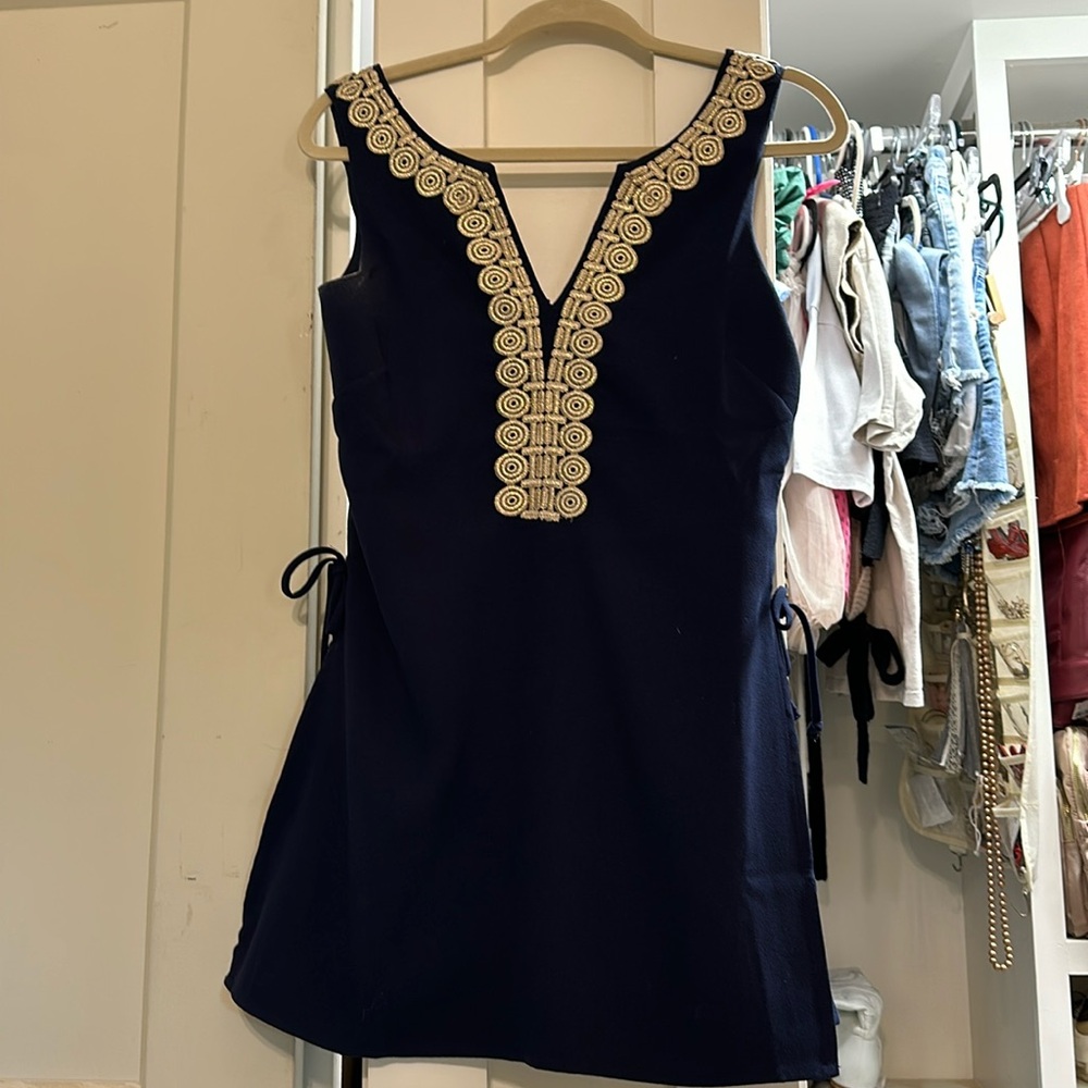 Navy blue Lilly Pulitzer romper